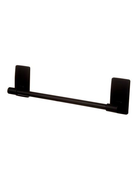 Barre Serviette COMMAND Noir Mat Fixation sans perçage, amovible - COMMAND
