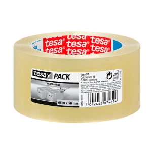 ruban d'emballage transparent 46 microns 50 mm x 66 m