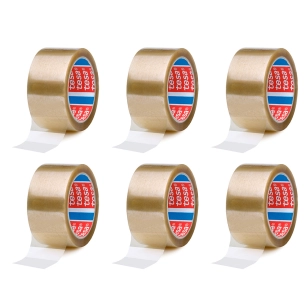 ruban d'emballage transparent 50 mm x 66 m, 6 unités