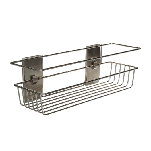 panier de bain, nickel satiné, 1 pc + 4 bandes, max 3 kg