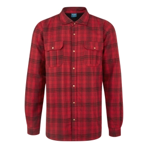 chemise à carreaux doublée sherpa ka3 - taille l - rouge - portwest