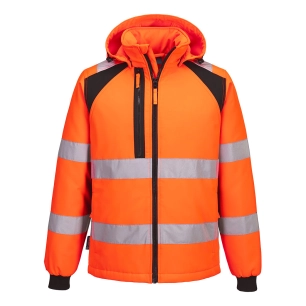 wx2 softshell doublé (2l) - taille l - orange/noir - portwest