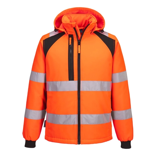 wx2 softshell doublé (2l) - taille m - orange/noir - portwest