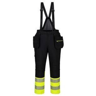 côte à bretelle dx4 hv classe 1 - taille xxl - jaune/noir - portwest