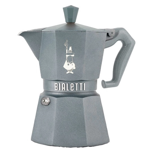 moka exclusive octogonale induction - 3 cups grey - bialetti france sarl