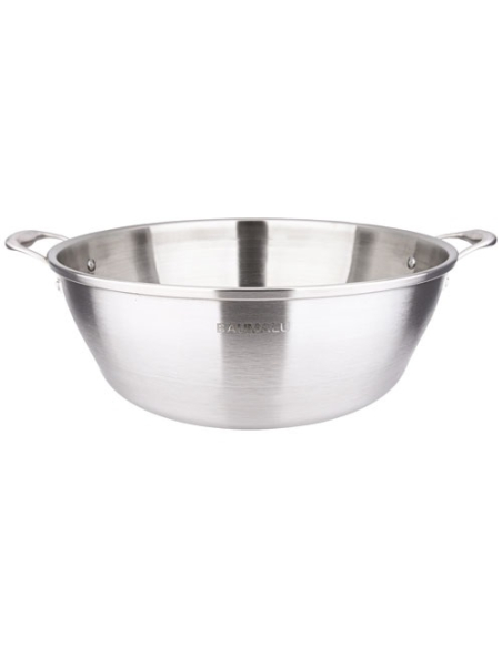 Bassine Confiture Inox Triply Cuisson homogène et anti-adhérente - Baumalu