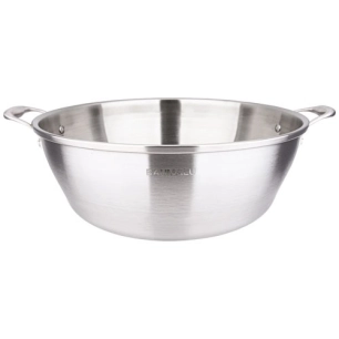 bassine a confiture inox triply 38cm - baumalu