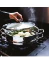 wok &wok vapeur inox 2 en 1 32cm - baumalu
