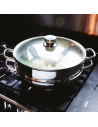 wok &wok vapeur inox 2 en 1 32cm - baumalu