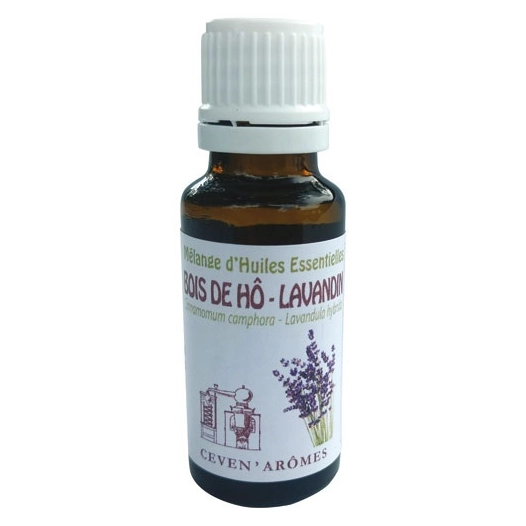 melange assainissant he bois de hã´-lavandin 20 ml - ceven aromes