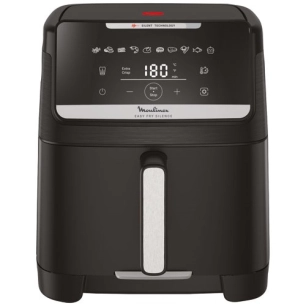 air fryer easy fry mega 7l silencieux 10 prog noir - gpe seb france - moulinex