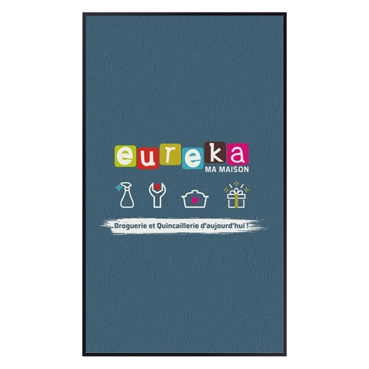 tapis logo recymat emm 88x148cm vertical ã©p.4mm avec bord - id mat - id group