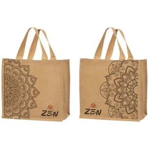 sac cabas jute dã©cor zen 30 l - sphere distribution