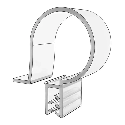 tige de suspension jusqu'à 8 mm pour affiches de 2 mm d'épaisseur