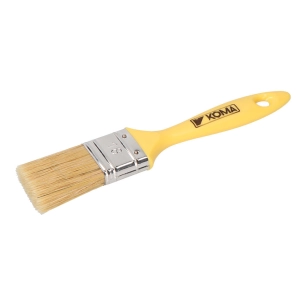 brosse triple n°18 manche jaune 40 mm