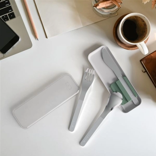 mb slim box - trio couteau - vert natural / trio knife - green natural - monbento ld