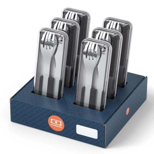 display 6 pav slim box noir / black - monbento ld