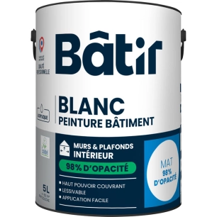 bat. m&p hpo98% mat 5 l blanc