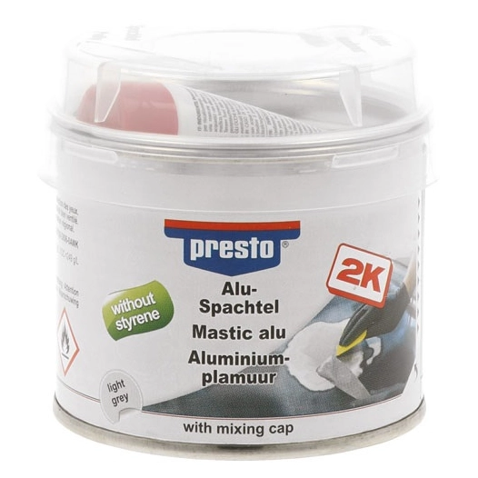 mastic de rã©paration aluminium + durcisseur 250 g - european aerosols