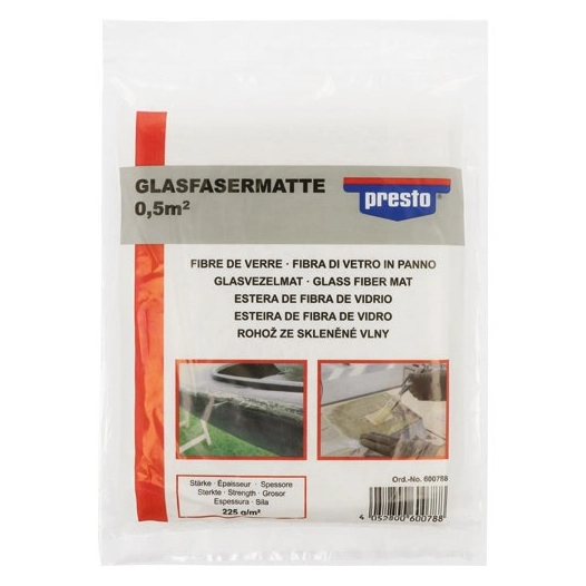 fibre de verre pour rã©paration tissage ã©pais 125 x 40 cm - european aerosols