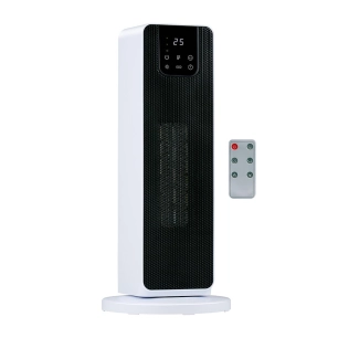 chauffage vertical 800/2000 w, blanc, 21 x 21 x 46 cm