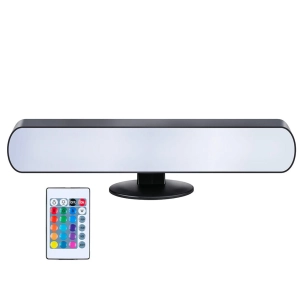 lampe led à lumière blanche et coulée avec télécommande 24,5 x 3,5 x 4 cm