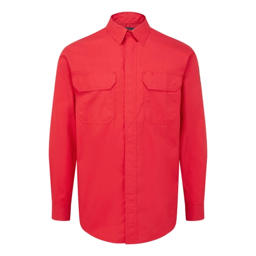 chemise bizflame plus - taille m - rouge - portwest