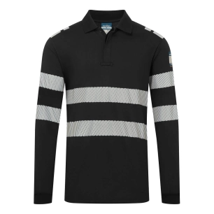 polo ml pw3 modaflame fr - taille xl - noir - portwest