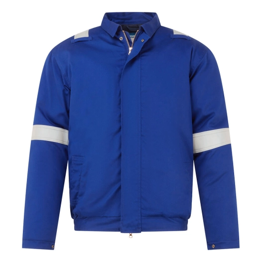 bizflame work+ fr blouson bombers - taille xxl - bleu royal - portwest