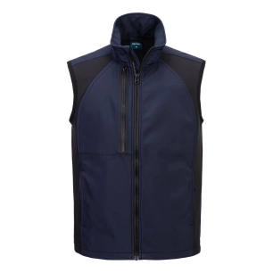 gilet softshell wx2 (2l) - taille m - marine - portwest
