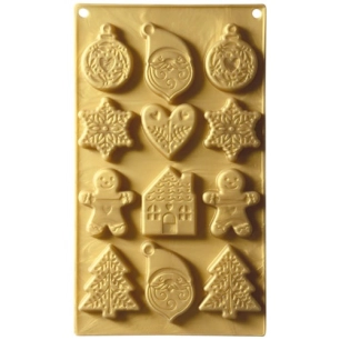 moule silicone biscuits de noel - carambelle sarl - scrapcooking