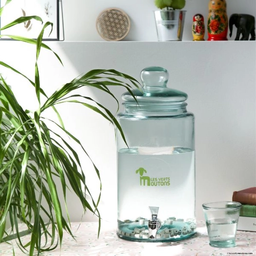 cã©ra'bonbonne 6 litres + 70 perles de cã©ramique emâ® - la voie de la terre