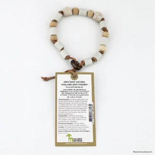 collier anti-tiques naturel - s/m - la voie de la terre
