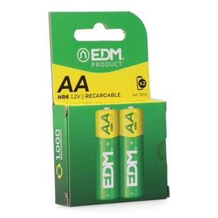 pile rechargeable aa eco-series - hr6 2600 ma ø 14,5 x 50,5 mm, 2 unités