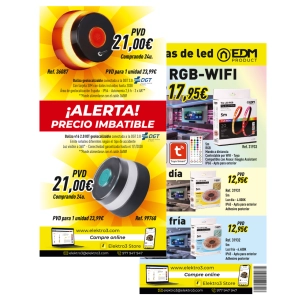 flyer beacons 99760, 36087 - bandes led 31931/32/33 espagnol