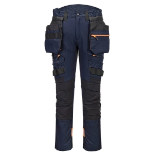 pantalon dx4 poches flottantes démontables - taille 41 - marine - portwest