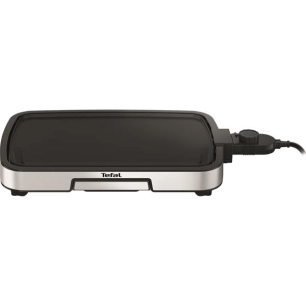 2000 w - surface 40 x 25 cm - resist+ - thermostat 5 niv. - bac ã jus - rangement vertical - lavable lv - inox/noir - gpe seb f