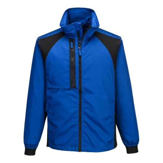veste de travail wx2 stretch - taille l - bleu quartz - portwest