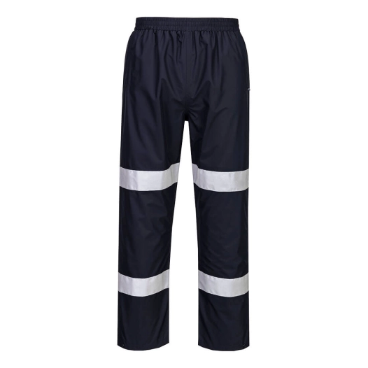 pantalon de pluie légère iona pliable - taille s - marine foncé - portwest