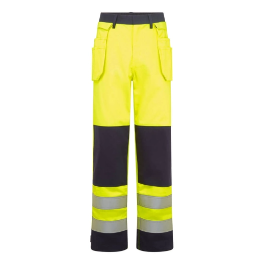 pantalon hoslter bizflame hv - taille xxxl - jaune/marine - portwest