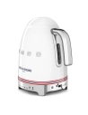 bouilloire annã©es 50 rã©gl. temp. 1,7l - maintien chaud - arrãªt auto - 2400w - blanc - smeg pem