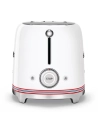 toaster 2 fentes - 6 niv. bruniss. - rã©chauffe - dã©congã©l. - 950w - blanc - smeg pem