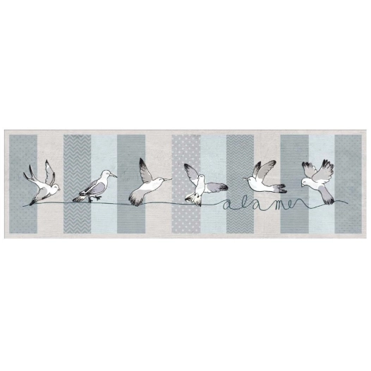 tapis velvet ocean 45 x 150 cm tapis velvet ocean 45 x 150 cm - mercury