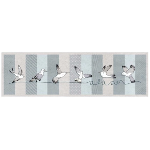 tapis velvet ocean 45 x 150 cm tapis velvet ocean 45 x 150 cm - mercury