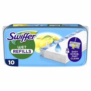 lingettes humides parfum citron lot de 10 lingettes humides parfum citron lot de 10 - swiffer