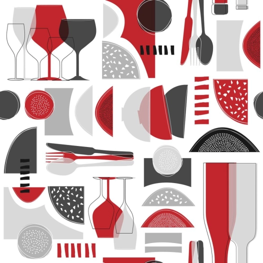 toile cirée déco office rouge 140 cm x 20 m toile cirée déco office rouge 140 cm x 20 m - access deco