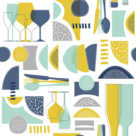 toile cirée déco office moutarde 140 cm x 20 m toile cirée déco office moutarde 140 cm x 20 m - access deco