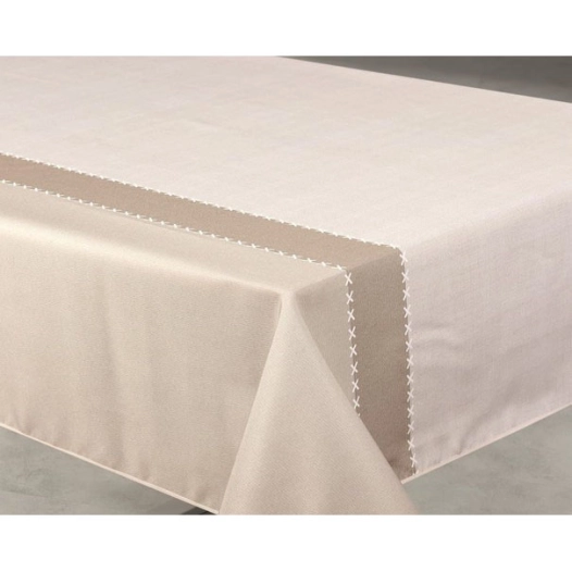 nappe en polyester etoffe lin 140 x 240 cm sur cintre nappe en polyester etoffe lin 140 x 240 cm sur cintre - access deco
