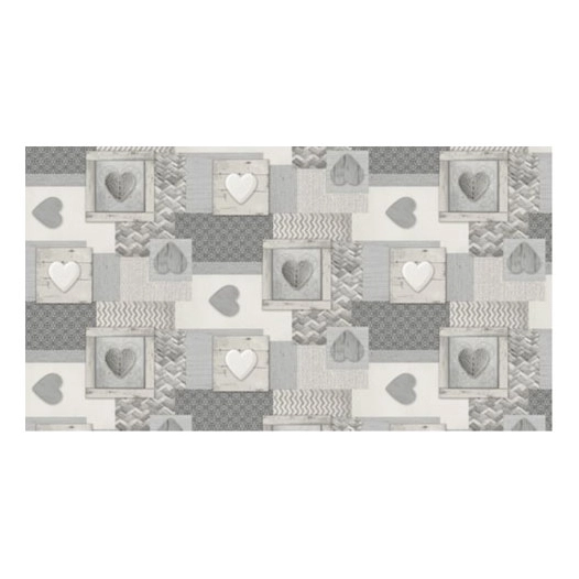 toile cirée déco bisous 140 cm x 20 m toile cirée déco bisous 140 cm x 20 m - access deco