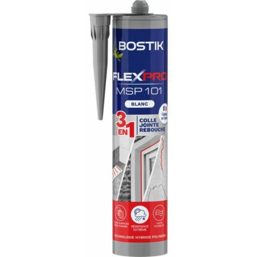 mastic colle flexpro msp 101 blanc 290 ml mastic colle flexpro msp 101 blanc 290 ml - bostik